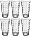 Produktbild: LEONARDO Longdrinkglas OPTIC, 6-tlg., Glas, 300 ml, 6-teilig