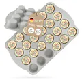 Produktbild: Backefix Silikon Muffinblech 24er – Muffin Backform für kleine Muffins, Mini Muffinform ohne Papierförmchen aus Platin-Silikon, extra Wandstärke gegen Ausbeulen, formstabil, BPA- & PFAS-frei