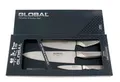Produktbild: GLOBAL Kochmesser  3er Set - 20cm/14cm/9cm Klinge in Geschenkbox G-2538