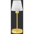 Produktbild: Trio 595700108 Tischleuchte Luis II 1x40W | E14 - Berührungsschalter, Messing, weiß