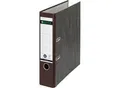 Produktbild: Ordner LEITZ® 1080, DIN A4, Rückenbreite 80 mm, Griffloch, geklebtes Rückenschild, Hartpappe, 1 Stück, braun