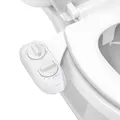 Produktbild: LUXE Bidet NEO 185 Plus – Mechanischer Bidet-Toilettensitzaufsatz der nächsten Generation mit innovativen EZ-Lift-Scharnieren, Doppeldüsen und 360°-Selbstreinigungsmodus (weiß)