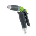Produktbild: GEKA Plus Multispritzdüse (stufenlos einstellbar, Einhandbedienung, Dauerarretierung, rutschfest, Gartenschlauchaufsatz, Gartenbewässerung, Spritzdüse für Gartenschlauch) 46.1006.9