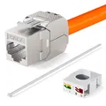 Produktbild: Keystone Modul RJ45 Cat.7 werkzeuglos