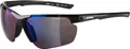 Produktbild: Alpina DEFEY HR Sportbrille Fahrradbrille black - CERAMIC mirror blue