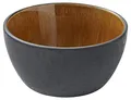 Produktbild: BITZ Schüssel, Schale, Müslischale, Snackschale aus Steingut, 12 cm im Durchmesser, schwarz/amber
