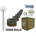 Produktbild: 2,5x45mm Glatt blank 16° Coilnägel für Coilnagler Prebena Paslode BeA Bostitch 10,8M P