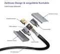 Produktbild: helos Anschlusskabel, DisplayPort Stecker/Stecker, PREMIUM 8K, 2,0m, schwarz