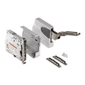 Produktbild: Klappenbeschlag Blum® AVENTOS HK für Tip-On 20K2501T (LF 750-2500) mit Blumotion für Hochklappen Öffnungswinkel 107° inkl. Abdeckkappen hellgrau und Frontbefestigungsset