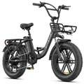 Produktbild: ENGWE L20 BOOST schwarz 250W 126 km Power-Boost-Drehmomentsensor Step-Thru E-Bike