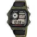 Produktbild: Casio Japanische Quarzuhr AE-1200WHB-3BVDF (D101) 39 mm, Grün, Armband