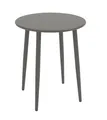 Produktbild: DEGAMO Bistrotisch Gartentisch Tisch DENVER 60cm rund, Metall grau
