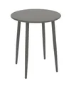 Produktbild: Bistrotisch Balkontisch Gartentisch Esstisch Tisch DENVER Metall 60cm rund grau