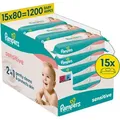 Produktbild: PAMPERS Feuchte Tücher Sensitive 15x - 1200 Stück