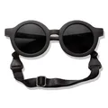 Produktbild: BABYMOCS Baby Sonnenbrille 0-1,5 Jahre BIOPLASTIK & POLARISIERT I Runde Sonnenbrille Baby Jungen & Mädchen BPA-frei I 100% UV SCHUTZ I Mit Band & biegsam I Schwedisches Design Sonnenbrillen Kleinkind
