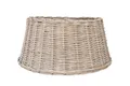 Produktbild: Lampenschirm hängend, ca. Ø 56 x 29 cm, beige Rattan, geflochten