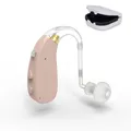 Produktbild: Mobiclinic®, Hörverstärker, Ear plus 1, Wiederaufladbar, 5 lautstärkestufen, 360° schwenkbar für beide ohren, 3 lärmreduzierungsmodi, Leicht, Tragbar, Inkl. ohrstöpsel und nachfüllpackungen