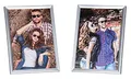 Produktbild: levandeo 2er Set Bilderrahmen 13x18cm Fotorahmen Silber Einzelrahmen Portraitrahmen Glasscheibe Wanddeko Tischdeko