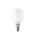 Produktbild: LED Filamentlampe KUGEL, 230V, Ø 4.5cm / L 8cm, E14, 4.5W 2700K 470lm 300°, dimm