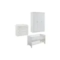 Produktbild: Babyzimmer 3er-Set  Thilo ¦ weiß ¦ Maße (cm): B: 392 H: 379