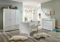 Produktbild: Babyzimmer Set 3-tlg. Soft-Close Kleiderschrank Wickelkommode Bett 70 x 140 cm