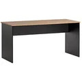 Produktbild: MÖBELPARTNER Aino Schreibtisch artisan-eiche, schwarz rechteckig, Wangen-Gestell schwarz 150,0 x 65,0 cm