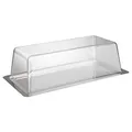 Produktbild: APS Tablett mit Deckel silber rechteckig 17,0 x 33,0 cm