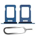 Produktbild: IS-TECK SIM-Kartenhalter Ersatz SIM-Tray Kompatibel mit iPhone 13 inklusive SIM-Nadel SIM-Kartensteckplatz (Blau)