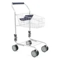 Produktbild: Bayer Chic 2000 Einkaufswagen aus Metall mit integriertem Puppensitz, tolle Ergänzung zum Kaufladen, Blau