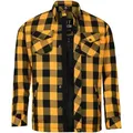 Produktbild: Bores Motorradjacke Bores Lumberjack Jacken-Hemd Basic schwarz / gelb Herren motorradjacke herren gelb|schwarz S