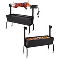 Produktbild: Spanferkelgrill Lammgrill Spanferkel Grill BBQ Grillwagen Spieß 85 cm m. Motor