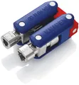 Produktbild: KNIPEX 00 11 06 V03 Schaltschrankschlüssel Double-Joint 62 mm (SB-Karte/Blister)