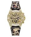 Produktbild: GUESS Damen Armbanduhr 40th Anniversary Special Edition Leopard Gold-Ton GW0814L