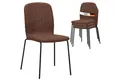 Produktbild: Albatros International Esszimmerstuhl Esszimmerstuhl ENNA 4er Set Braun bequem Polsterstuhl elegant (4er Set, Braun), Stilvolles Vintage Design, Eleganter Polsterstuhl am Esstisch