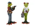 Produktbild: formano Dekofigur 2er Set Froschpaar Handwerker und Maler aus Froschhausen Frosch
