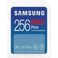 Produktbild: Samsung SD-Karte PRO Plus (2023), 256GB, bis 180 MB/s, SDXC, mit V30 und UHS-I U3