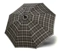 Produktbild: doppler Fiber Golf Flex Automatic Check Umbrella Regenschirm Brown / Beige