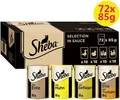 Produktbild: SHEBA Katzenfutter Nass Selection in Sauce mit Geflügel, 72 Beutel (72 x 85 g)