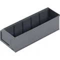 Produktbild: Alutec 66027  Sichtlagerkasten   (L x B x H) 300 x 91 x 81 mm Dunkelgrau 1 St.