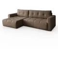 Produktbild: Lookway Ecksofa, Braun, Textil, 261x143 cm, Wohnzimmer, Sofas & Couches, Wohnlandschaften, Ecksofas