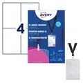 Produktbild: AVERY Zweckform Namensschilder mit Textilband 10,5 x 14,8 cm, 3 Blatt