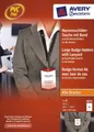 Produktbild: Avery Zweckform Hinweisschild Kartenhalter 4834 148x105mm 10 Stück