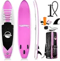 Produktbild: SereneLife Stand Up Paddling Board Set, SUP Board Komplettes Zubehör, Stand Up Paddle Board für Kinder & Erwachsene, Surfbrett & Tragetasche