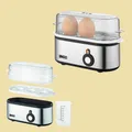 Produktbild: Unold Eierkocher Mini 38610 - für bis zu 3 Eier - Edelstahl