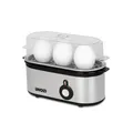 Produktbild: 38610 Eierkocher Mini, Edelstahlgehäuse, Eiereinsatz mit Griff für 1 bis 3 Ei...