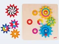 Produktbild: Goki Zahnradspiel Kinder Motorikspiel Geschicklichkeit Holzspielzeug mehrfarbig