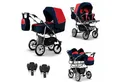 Produktbild: BabyMerc Zwillings-Kombikinderwagen City Twin 5 in 1 inkl. Sportsitze, Autositze und Isos in 19 Farben
