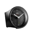 Produktbild: Braun Funkwecker BC07B-DCF, schwarz, leises Uhrwerk, automatische Zeitanpassung