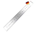 Produktbild: ® Stahllineal 150mm EG-1 - Stahlmaßstab mit Messskala in INCH und CM Made in ...