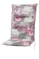 Produktbild: Kettler Polen KETTtex 0798 Auflage Hochlehner Rom Blumen rosa-grau Landhaus Sitzpolster 120x50x9 cm mit Kopfpolster